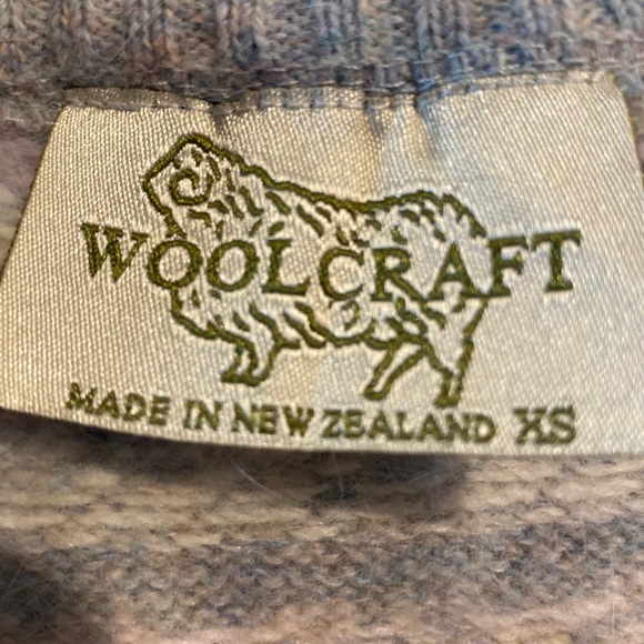 Vintage, Woolcraft, cardigan made in New Zealand, size XS, angora and lambs wool - Picture 5 of 7